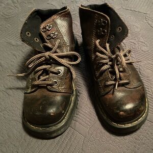 Dr. Martens Brown Ankle Boots Timeless Design